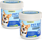 100 Count Ear Finger Wipes for Dogs & Cats