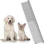 Dog Combs for Grooming, Metal Cat Comb for Removing Tangles and Knots