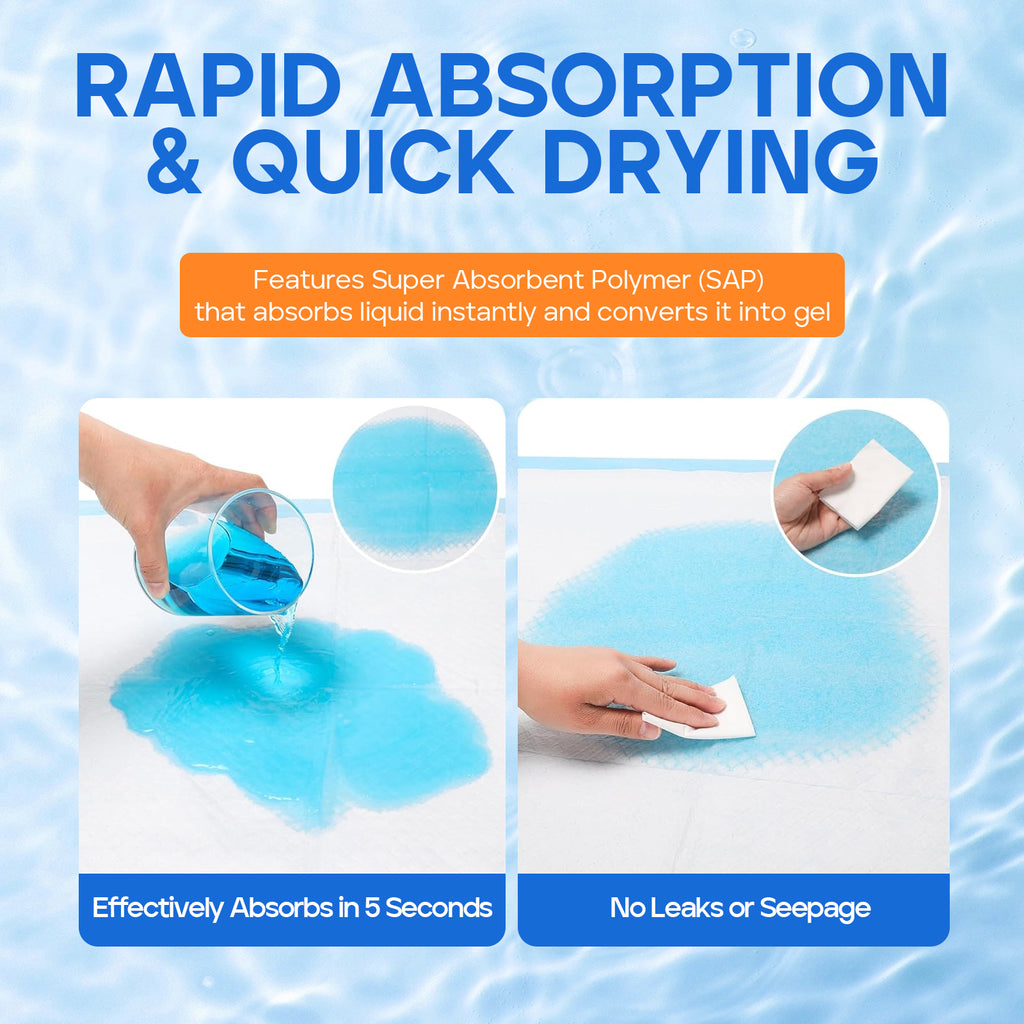 PETRIBE Cat Pee Pads, Fresh Scented, Tidy Cats Breeze Pads Refills, Thickened 6-Layer Super Absorbent for Advanced Odor Control, Compatible with Tidy Cats Breeze System - 40 Count, 16.9" x 11.4"