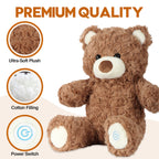 JiaLie Teddy Bear Huggable Massager with Vibration, Vibrating Massager for Neck Back, Relaxing, Animal Electric Massager, Portable Travel Gift for Women & Men