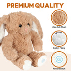 JiaLie Bunny Huggable Massager with Vibration, Rabbit Vibrating Massager for Neck Back, Relaxing, Animal Electric Massager, Portable Travel Gift for Women & Men