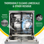 aphouse Dishwasher Cleaner And Deodorizer 12 Tablets, Deep Cleaning Descaler Pods for Dish Washer Machine, Heavy Duty, Septic Safe, Helps Power Away Odor Causing Bacteria, Limescale