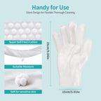 PETRIBE Dog Wipes Cleaning Deodorizing, Pet Glove Bath Wipes, Remove Dirt, Pet Grooming Cleaning Wipes for Dogs & Cats, Daily Care & Traveling, 24PCS