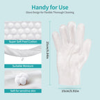 PETRIBE Pet Wipe Gloves for Dogs, 24pcs Aloe Vera Scent, Hypoallergenic Hydrating & Nourish Fur Dog Grooming Glove Wipes
