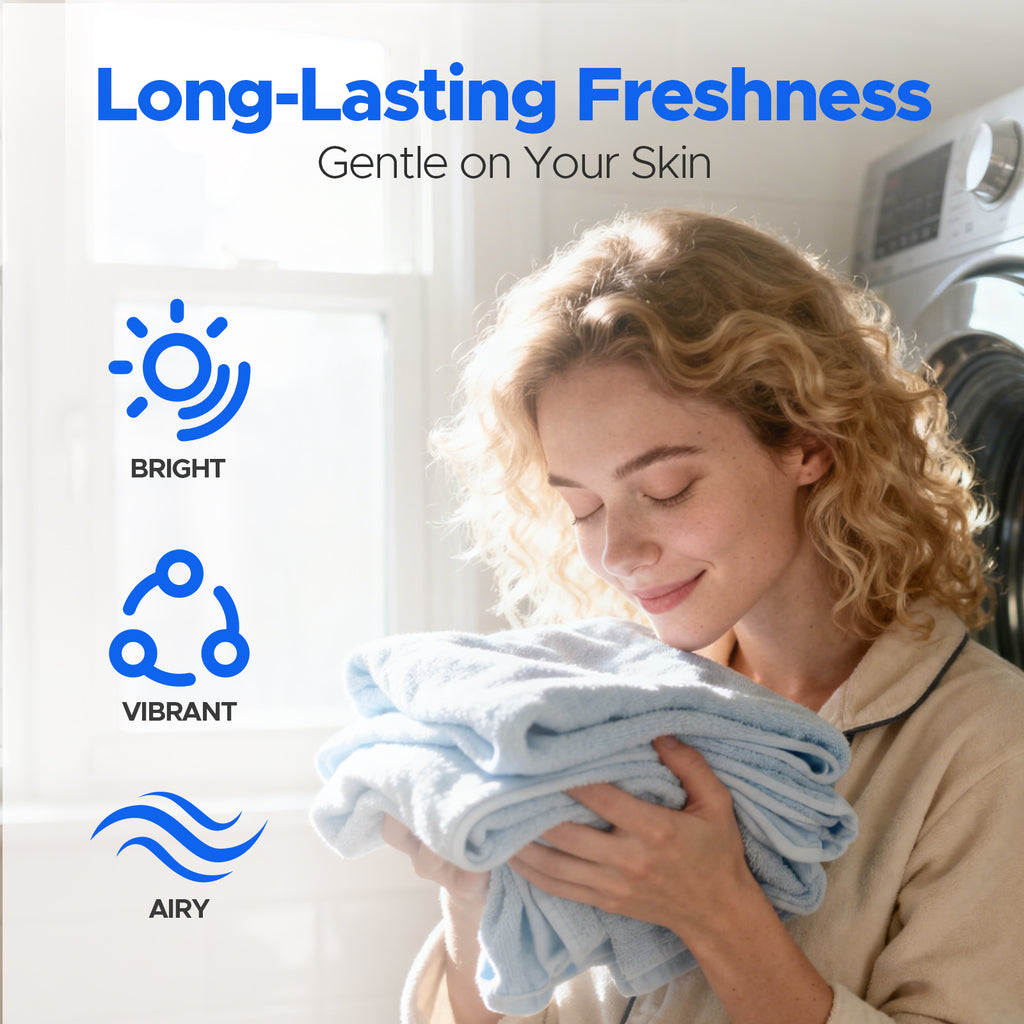 aphouse Laundry Scent Booster Beads, Long Lasting Freshness, Ocean Fresh Scent, 2 in i Freshness & Softness, For Clothes & All Washing Machines, 24 oz, New
