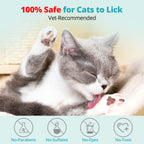 PETRIBE Cat Waterless Shampoo, No Rinse Dry Bath Foam, Hypoallergenic & Detangling, Odor Control,Vet-Recommended for Kittens/Cats