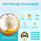 7 fl oz Dog Paw Cleaner with Built-in Brush, Foaming No-Rinse Formula for Cleaning Dirty Paws After Walks, Gentle Everyday Puppy Clean Paws