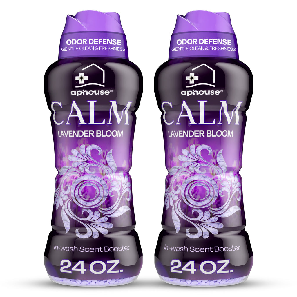 2 Pack In-Wash Laundry Beads for Odor Protection, 48 oz, Lavender Bloom, Long Lasting Freshness For Scent Beads