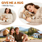 JiaLie Bunny Huggable Massager with Vibration, Rabbit Vibrating Massager for Neck Back, Relaxing, Animal Electric Massager, Portable Travel Gift for Women & Men