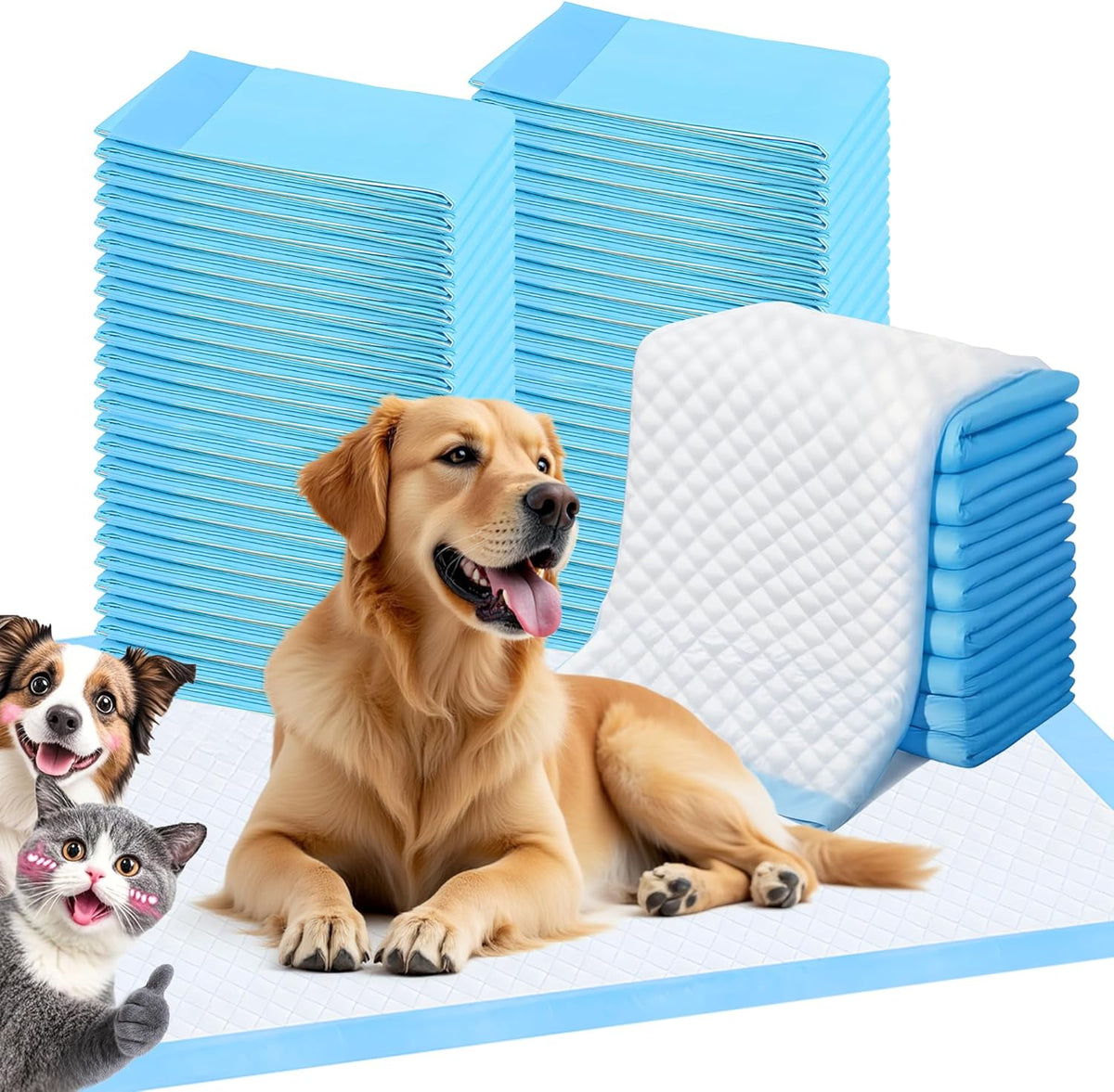 100Count 22*22in Dog and Puppy Pee Pads