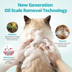 PETRIBE Cat Waterless Shampoo, No Rinse Dry Bath Foam, Hypoallergenic & Detangling, Odor Control,Vet-Recommended for Kittens/Cats