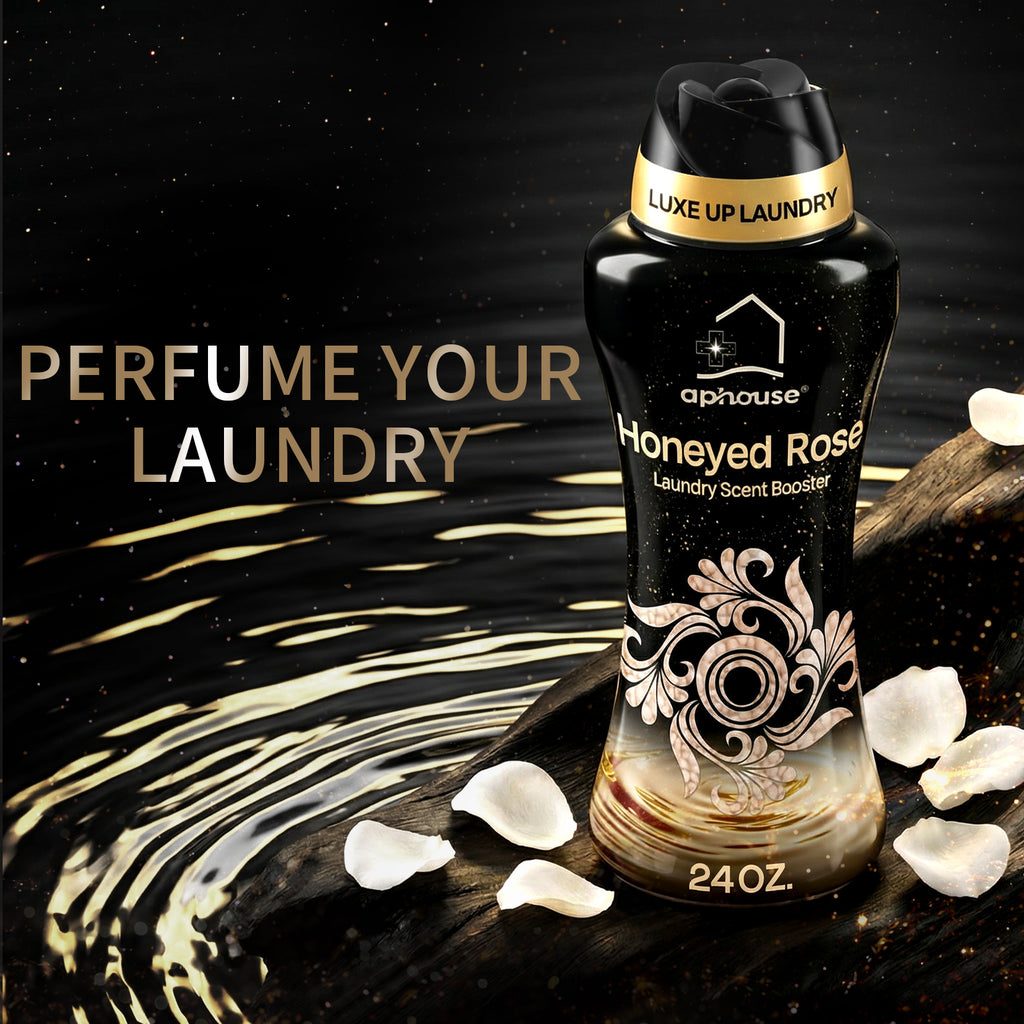 aphouse Non-Stop In-Wash Laundry Scent Booster Beads, Honey Rose Scent, 24oz, Perfume Your Laundry, Long-Lasting Fresh Scent Beads