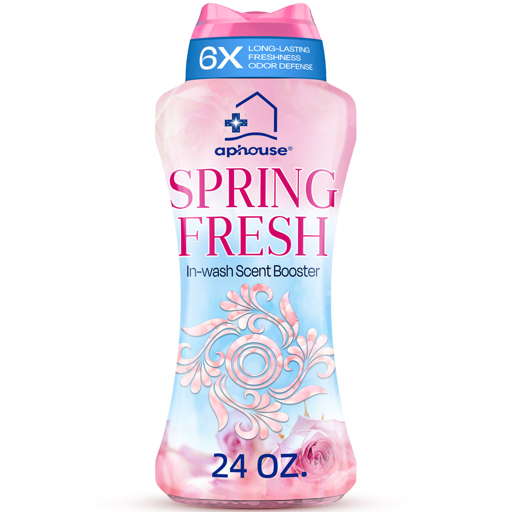 aphouse Floral In-Wash Laundry Beads, 24 oz, Laundry Scent Booster Beads, Long Lasting Freshness & Odor Eliminator For Beads Laundry